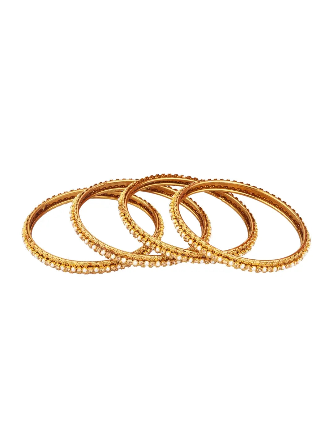 Gold Plated Sleek Bangles